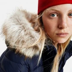 Γυναικεία Tommy Jeans Essential Hooded Down Γυναικείο Μπουφάν TWILIGHT NAVY -Γυναικεία Ρούχα Εκπτώσεις tommy jeans essential hooded down coat 6