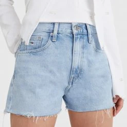 Γυναικεία Tommy Jeans Hotpant Γυναικείο Τζιν Σορτς Denim Light