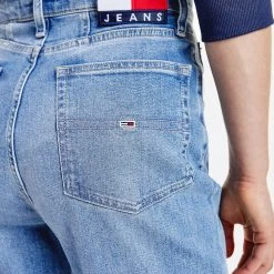 Γυναικεία Tommy Jeans Mom Ultra High Rise Tapered Γυναικείο Jean Denim Light -Γυναικεία Ρούχα Εκπτώσεις tommy jeans mom jean uhr tprd ce610 2