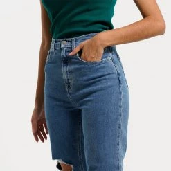 Γυναικεία Tommy Jeans Mom Jean Tapered Γυναικείο Jean Denim Light -Γυναικεία Ρούχα Εκπτώσεις tommy jeans mom jean uhr tprd cf6115 7