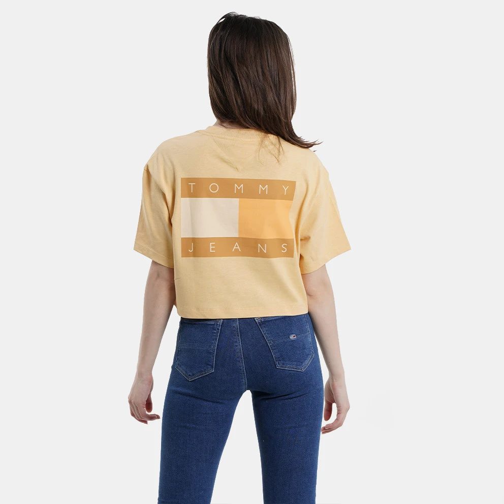 Γυναικεία Tommy Jeans Best Graphic Γυναικείο Cropped T-shirt Prairie Yellow 2 Γυναικεία Tommy Jeans Best Graphic Γυναικείο Cropped T-shirt Prairie Yellow - Image 2