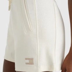 Γυναικεία Tommy Jeans Γυναικείο Σορτς Ancient White -Γυναικεία Ρούχα Εκπτώσεις tommy jeans tjw best short 3