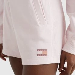 Γυναικεία Tommy Jeans Γυναικείο Σορτς Broadway Pink -Γυναικεία Ρούχα Εκπτώσεις tommy jeans tjw best short 6