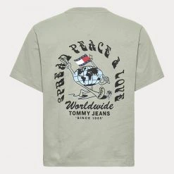 Γυναικεία Tommy Jeans Relaxed Fit Philosotees Γυναικείο T-shirt Faded Willow 4 Γυναικεία Tommy Jeans Relaxed Fit Philosotees Γυναικείο T-shirt Faded Willow -Γυναικεία Ρούχα Εκπτώσεις tommy jeans tjw classic philosotees 2 ss 1