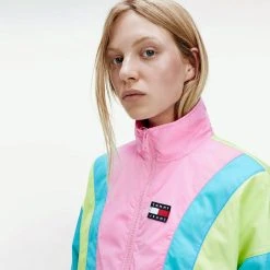 Γυναικεία Tommy Jeans Γυναικείο Jacket Faded Lime / Multi 5 Γυναικεία Tommy Jeans Γυναικείο Jacket Faded Lime / Multi -Γυναικεία Ρούχα Εκπτώσεις tommy jeans tjw colorblock zip through 2
