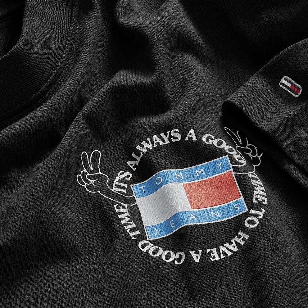 Γυναικεία Tommy Jeans Γυναικείο T-Shirt Black 3 Γυναικεία Tommy Jeans Γυναικείο T-Shirt Black - Image 3