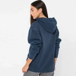 Tommy Jeans Oversized Vintage Bronze Γυναικεία Μπλούζα με Κουκούλα TWILIGHT NAVY -Γυναικεία Ρούχα Εκπτώσεις tommy jeans tjw ovrszd vintage bronze1 hood 3