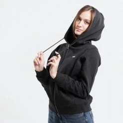 Tommy Jeans Zip Through Γυναικεία Ζακέτα με Κουκούλα Black 8 Tommy Jeans Zip Through Γυναικεία Ζακέτα με Κουκούλα Black -Γυναικεία Ρούχα Εκπτώσεις tommy jeans tjw regular hoodie zip through 3