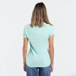 Γυναικεία Tommy Jeans Skinny Essential Logo Γυναικείο T-shirt Clear Lagoon -Γυναικεία Ρούχα Εκπτώσεις tommy jeans tjw skinny essential logo 1 ss 1