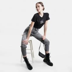 Γυναικεία Tommy Jeans Skinny Essential Logo Γυναικείο T-shirt Black 11 Γυναικεία Tommy Jeans Skinny Essential Logo Γυναικείο T-shirt Black -Γυναικεία Ρούχα Εκπτώσεις tommy jeans tjw skinny essential logo 1 ss 12