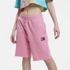 Γυναικεία Tommy Jeans Badge Relaxed Γυναικείο Σορτς Fresh Pink 8 Γυναικεία Tommy Jeans Badge Relaxed Γυναικείο Σορτς Fresh Pink -Γυναικεία Ρούχα Εκπτώσεις tommy jeans tjw tommy badge bb sweatshort 3
