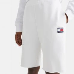 Γυναικεία Tommy Jeans Badge Relaxed Γυναικείο Σορτς WHITE