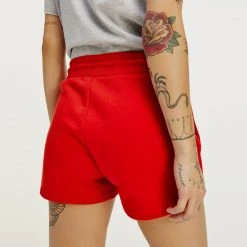 Γυναικεία Tommy Jeans Badge Γυναικείο Σορτς Deep Crimson -Γυναικεία Ρούχα Εκπτώσεις tommy jeans tjw tommy badge sweatshort 7