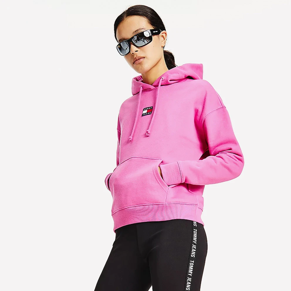 Γυναικεία Tommy Jeans Center Badge Γυναικείο Φούτερ Vivid Fuchsia 1 Γυναικεία Tommy Jeans Center Badge Γυναικείο Φούτερ Vivid Fuchsia