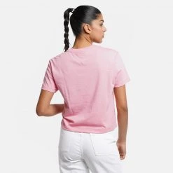 Γυναικεία Tommy Jeans Center Badge Γυναικείο T-shirt Fresh Pink -Γυναικεία Ρούχα Εκπτώσεις tommy jeans tjw tommy center badge tee 1