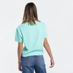 Γυναικεία Tommy Jeans Center Badge Γυναικείο T-shirt Clear Lagoon -Γυναικεία Ρούχα Εκπτώσεις tommy jeans tjw tommy center badge tee 11