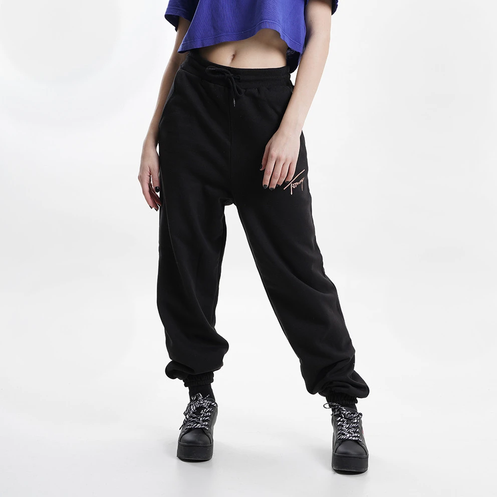 Γυναικεία Tommy Jeans Signature Logo Γυναικείο Παντελόνι Φόρμας Black 1 Γυναικεία Tommy Jeans Signature Logo Γυναικείο Παντελόνι Φόρμας Black