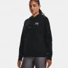 Under Armour Essential FleeceΓυναικεία Μπλούζα Με Κουκούλα Black//White