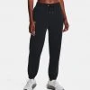 Γυναικεία Under Armour Essential Fleece Γυναικείο Παντελόνι Φόρμας Black//White -Γυναικεία Ρούχα Εκπτώσεις under armour essential fleece joggers