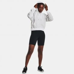 Under Armour Essential Script Γυναικεία Μπλούζα με Κουκούλα White/Ghost Gray/White -Γυναικεία Ρούχα Εκπτώσεις under armour essential script hoodie 4