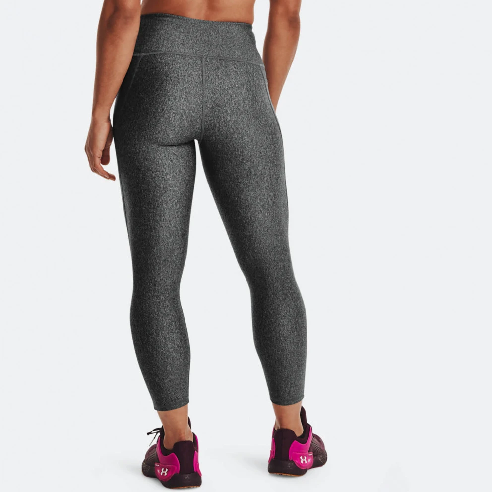 Γυναικεία Under Armour HeatGear Crop Γυναικείο Κολάν Charcoal Light Heather / / White 2 Γυναικεία Under Armour HeatGear Crop Γυναικείο Κολάν Charcoal Light Heather / / White - Image 2