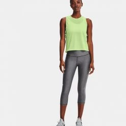 Γυναικεία Under Armour Γυναικείο Κολάν Charcoal Light Heather / / White -Γυναικεία Ρούχα Εκπτώσεις under armour hg armour hi capri 3