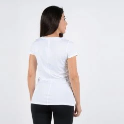 Γυναικεία Under Armour Heatgear Short SLeeve Women's T-Shirt White//Metallic Silver -Γυναικεία Ρούχα Εκπτώσεις under armour hg armour ss 1