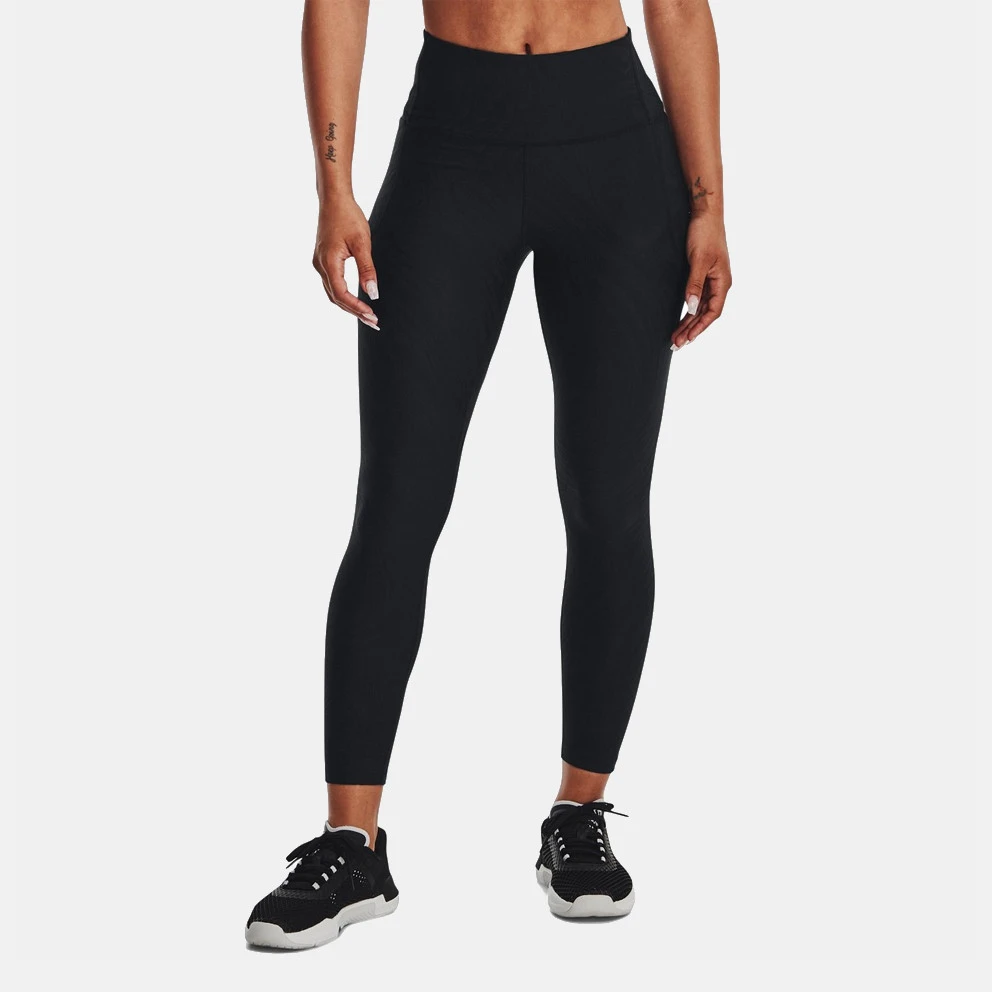 Γυναικεία Under Armour Meridian Jacquard Ankle Leg Black//Metallic Silver 1 Γυναικεία Under Armour Meridian Jacquard Ankle Leg Black//Metallic Silver