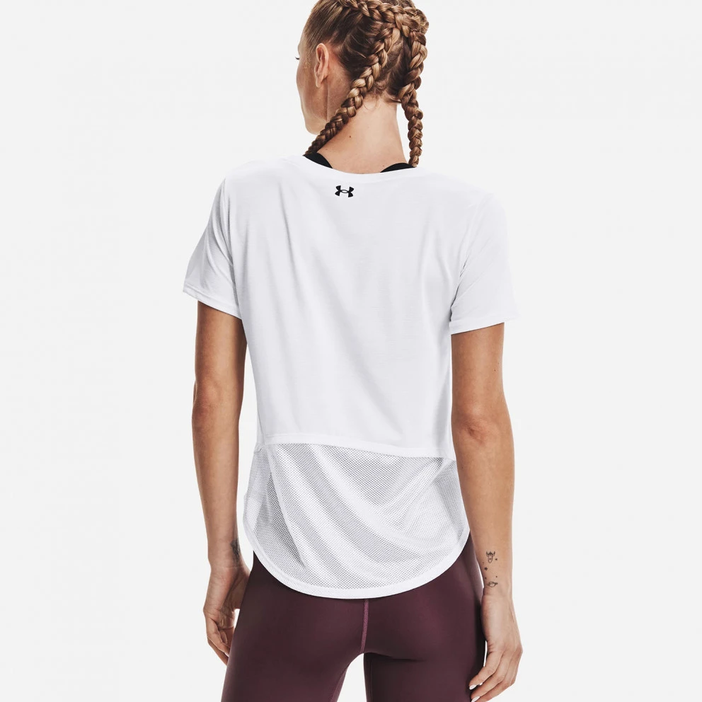 Γυναικεία Under Armour Tech Vent Γυναικείο T-shirt White/black 2 Γυναικεία Under Armour Tech Vent Γυναικείο T-shirt White/black - Image 2