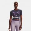 Γυναικεία Under Armour Project Rock Disrupt Bull Γυναικείο T-shirt Tempered Steel//Summit White -Γυναικεία Ρούχα Εκπτώσεις under armour ua pjt rck disrupt bull ss