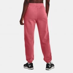 Γυναικεία Under Armour Project Rock Gym Γυναικείο Παντελόνι Φόρμας Deco Rose//Black -Γυναικεία Ρούχα Εκπτώσεις under armour ua pjt rck hm gym flc pant 1