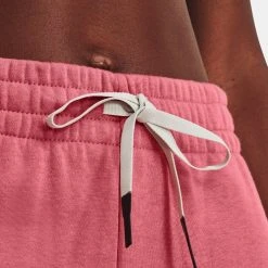 Γυναικεία Under Armour Project Rock Gym Γυναικείο Παντελόνι Φόρμας Deco Rose//Black -Γυναικεία Ρούχα Εκπτώσεις under armour ua pjt rck hm gym flc pant 2