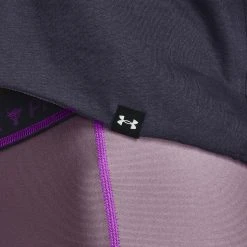 Γυναικεία Under Armour Project Rock Γυναικείο T-Shirt Tempered Steel//Phosphor Green -Γυναικεία Ρούχα Εκπτώσεις under armour ua pjt rck ss crop 2