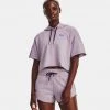 Under Armour Project Rock Rival Terry Γυναικεία Μπλούζα με Κουκούλα Purple Haze//Summit White -Γυναικεία Ρούχα Εκπτώσεις under armour ua pjt rck ss rvl terry hdy 5