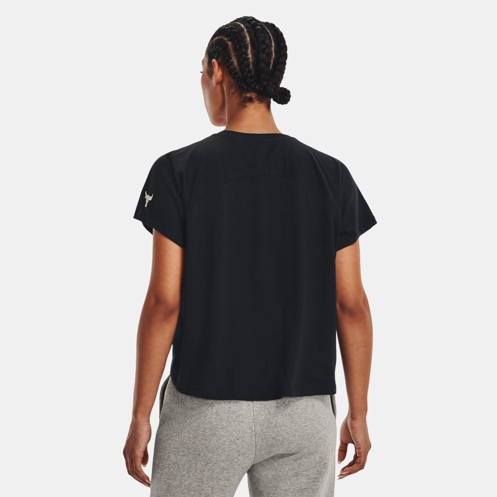Γυναικεία Under Armour Project Rock Vintage Iron Γυναικείο T-shirt Black//Summit White 2 Γυναικεία Under Armour Project Rock Vintage Iron Γυναικείο T-shirt Black//Summit White - Image 2