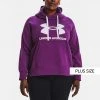 Under Armour Rival Fleece Γυναικεία Μπλούζα με Κουκούλα Rivalry//White