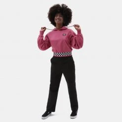 Γυναικεία Vans Boom Boom 66 Γυναικείο Φούτερ Rose Wine -Γυναικεία Ρούχα Εκπτώσεις vans boom boom check hoodie wine 3