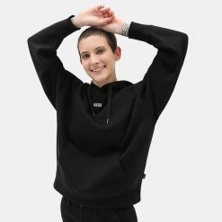 Γυναικεία Vans Flying V Os Ls Γυναικείο Φούτερ με Κουκούλα Black