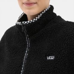 Γυναικεία Vans Griffen Γυναικείο Μπουφάν Black -Γυναικεία Ρούχα Εκπτώσεις vans griffen ls rpf zip black 3