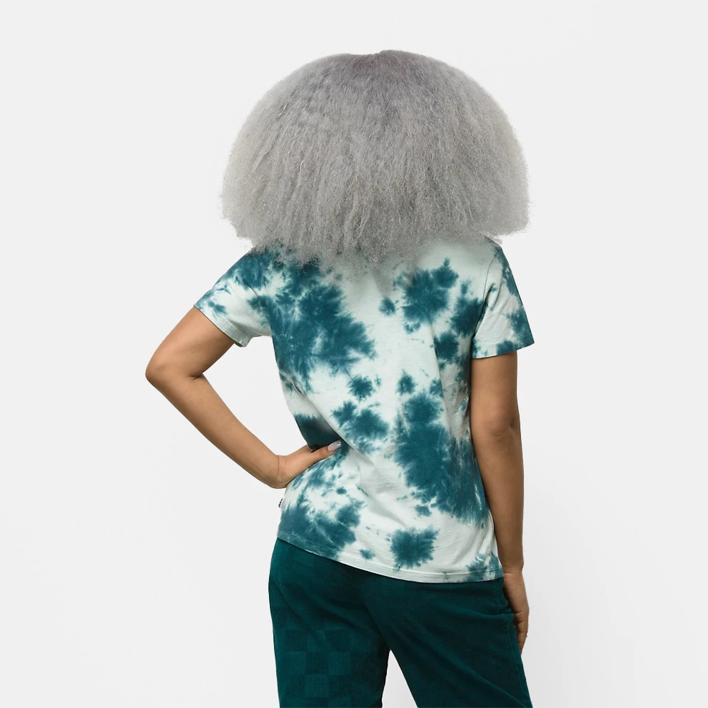Γυναικεία Vans Logo Wash Crew Γυναικείο T-shirt Deep Teal 2 Γυναικεία Vans Logo Wash Crew Γυναικείο T-shirt Deep Teal - Image 2