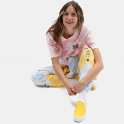 Γυναικεία Vans Masc'D Mind Γυναικείο T-shirt CRADLE PINK TIE -Γυναικεία Ρούχα Εκπτώσεις vans masc d mind mpink 3