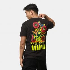 Γυναικεία Vans Vibin Unisex T-Shirt Black -Γυναικεία Ρούχα Εκπτώσεις vans vibin ss tee black 2