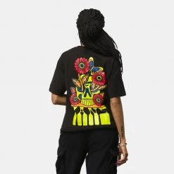 Γυναικεία Vans Vibin Unisex T-Shirt Black -Γυναικεία Ρούχα Εκπτώσεις vans vibin ss tee black 4