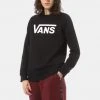 Γυναικεία Vans Classic V Crew Dits Γυναικείο Φούτερ BLACK -Γυναικεία Ρούχα Εκπτώσεις vans wm classic v crew dits clsc bla