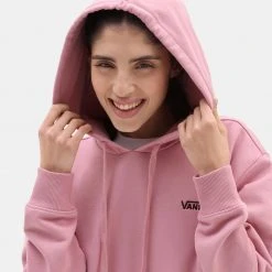 Vans Flying V Boyfriend FT Γυναικεία Μπλούζα με Κουκούλα LILAS -Γυναικεία Ρούχα Εκπτώσεις vans wm fly v bf ft ho acwa lilas 2