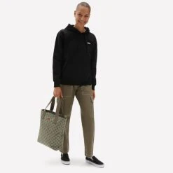 Vans Flying V Boyfriend FT Γυναικεία Μπλούζα με Κουκούλα Black -Γυναικεία Ρούχα Εκπτώσεις vans wm flying v bf ft ho black 2