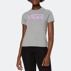 Γυναικεία Vans Flying V Γυναικείο T-Shirt CEMENT HEATHER/