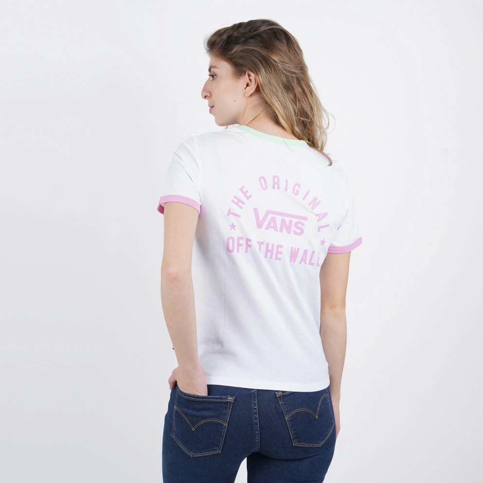 Γυναικεία Vans Rally Bell Γυναικείο T-Shirt WHITE/GREEN ASH 2 Γυναικεία Vans Rally Bell Γυναικείο T-Shirt WHITE/GREEN ASH - Image 2