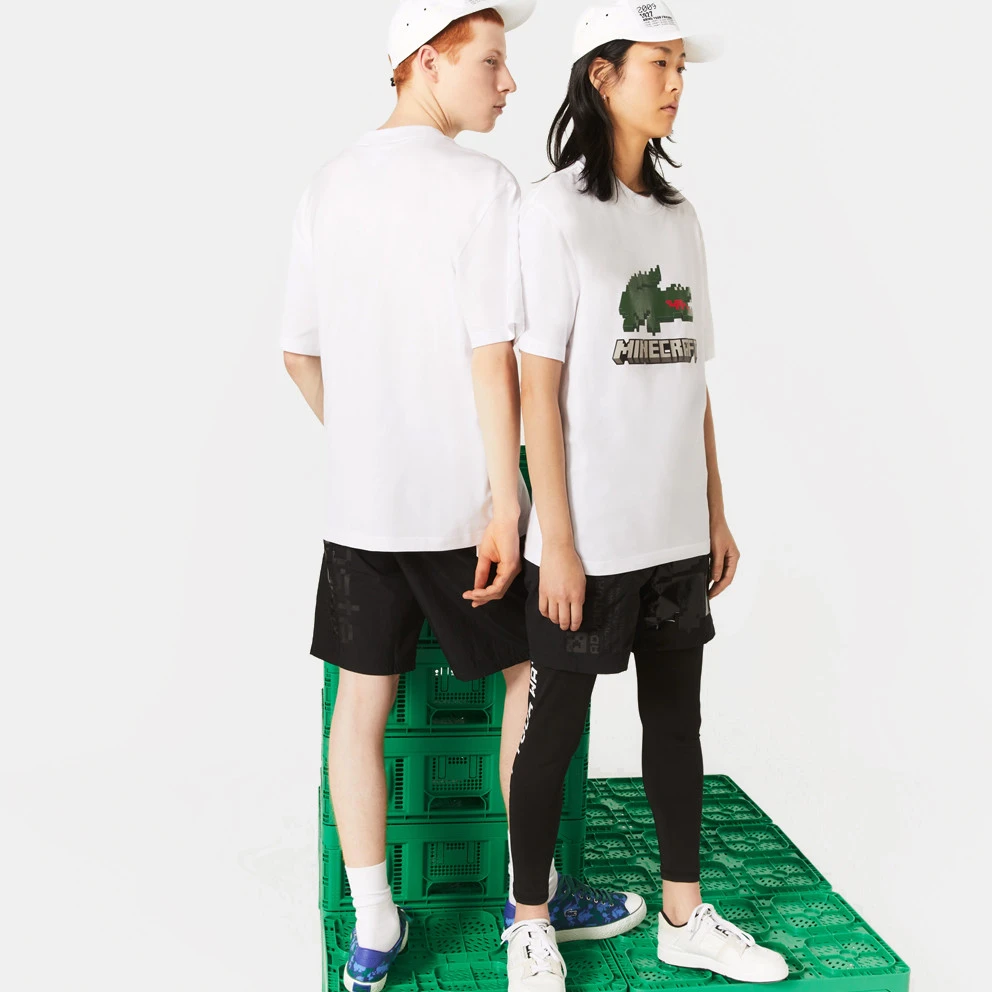 Γυναικεία Lacoste X Minecraft Unisex T-Shirt BLANC 2 Γυναικεία Lacoste X Minecraft Unisex T-Shirt BLANC - Image 2