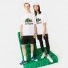 Γυναικεία Lacoste X Minecraft Unisex T-Shirt BLANC -Γυναικεία Ρούχα Εκπτώσεις x minecraft t shirt